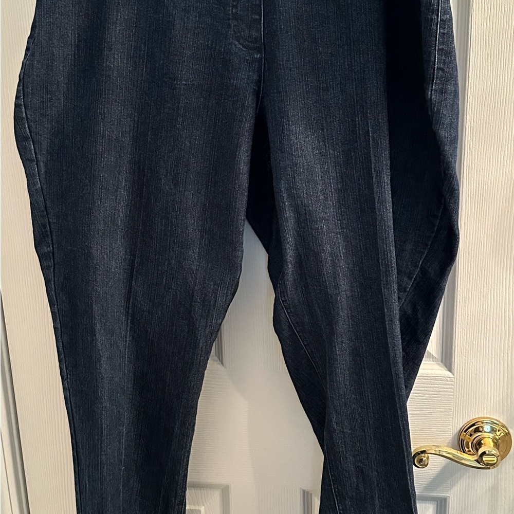 Slimsation By Multiples Blue Straight Leg Denim
